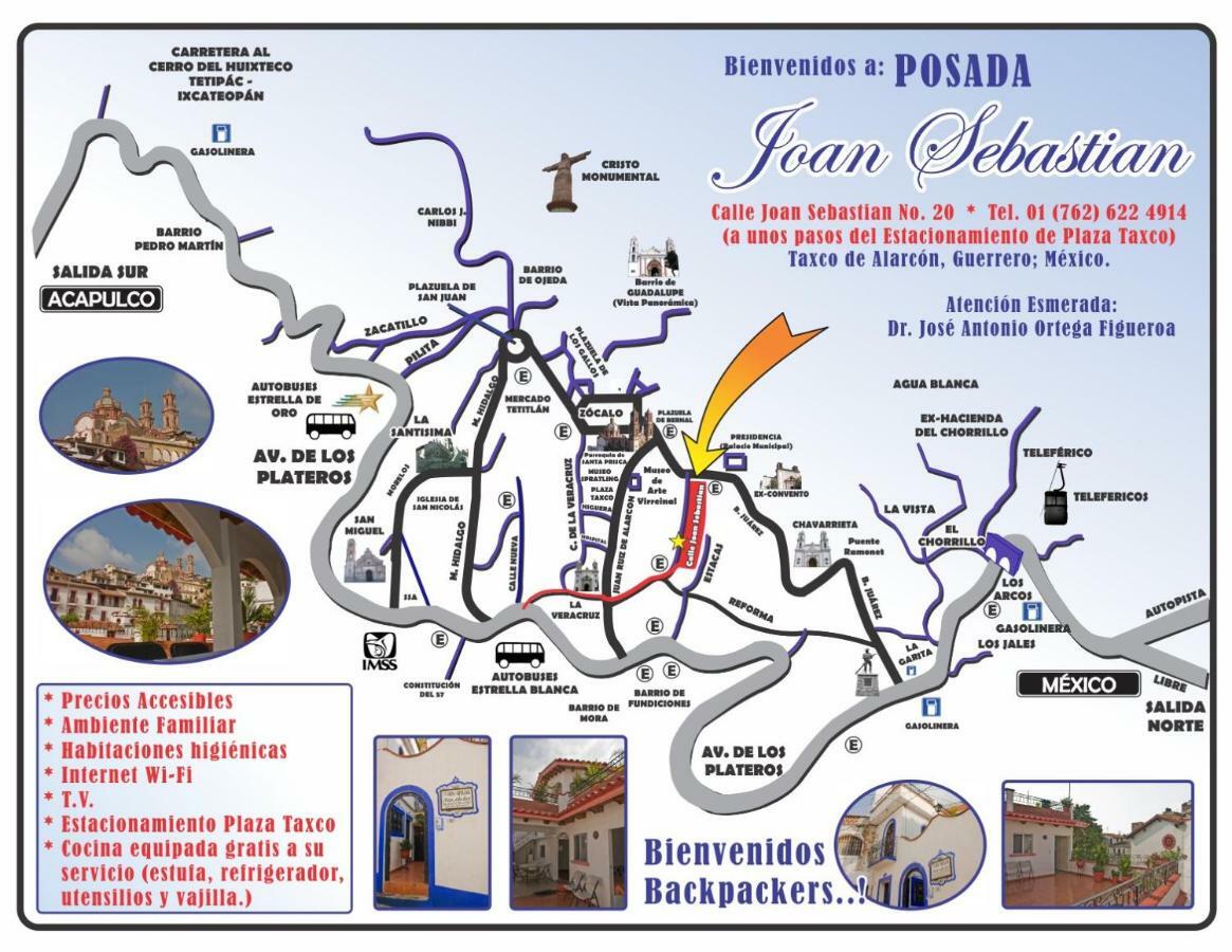 Posada Joan Sebastian Таско-де-Аларкон Екстер'єр фото